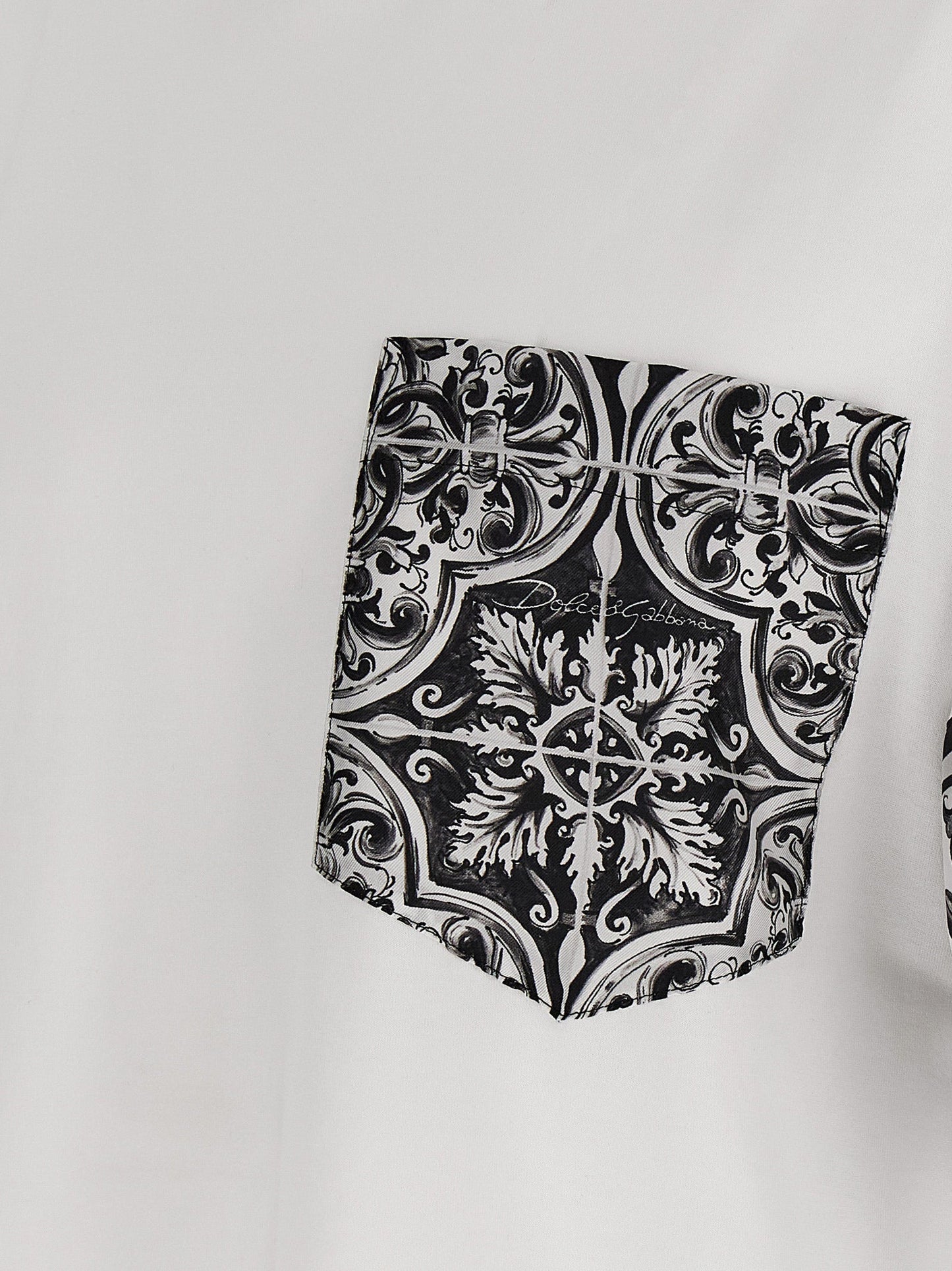 Dolce & Gabbana Men 'Maiolica' Print T-Shirt