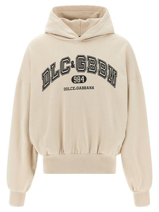 Dolce & Gabbana Men Logo Print Hoodie