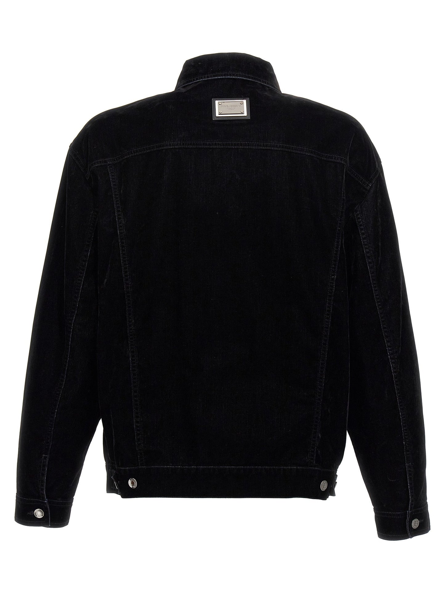 Dolce & Gabbana Men Velvet Shirt Jacket