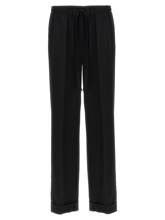 Dolce & Gabbana Men Contrast Piping Pants