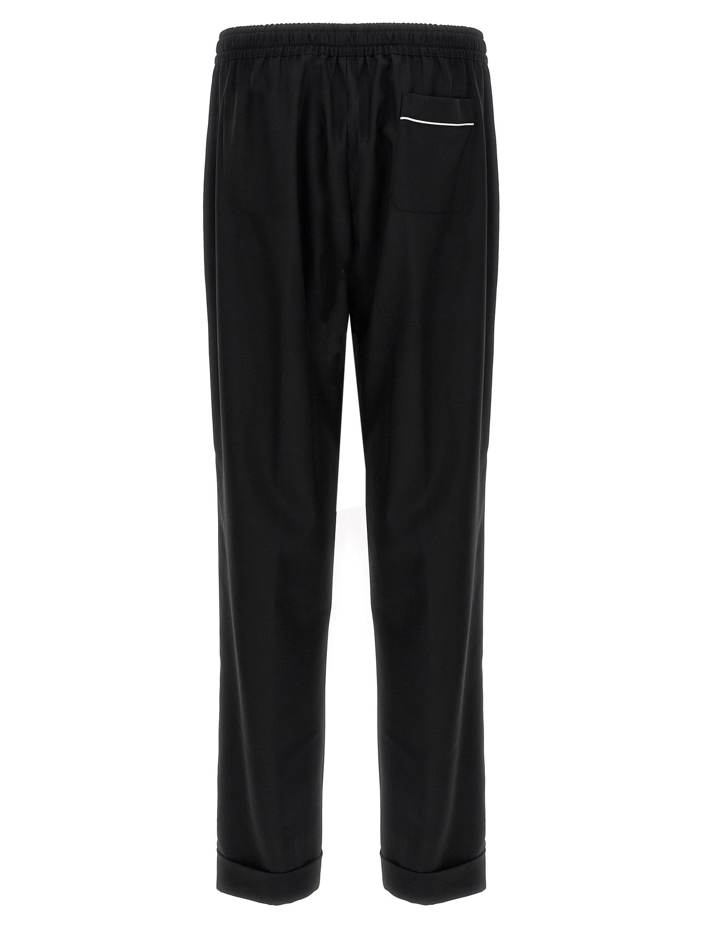 Dolce & Gabbana Men Contrast Piping Pants