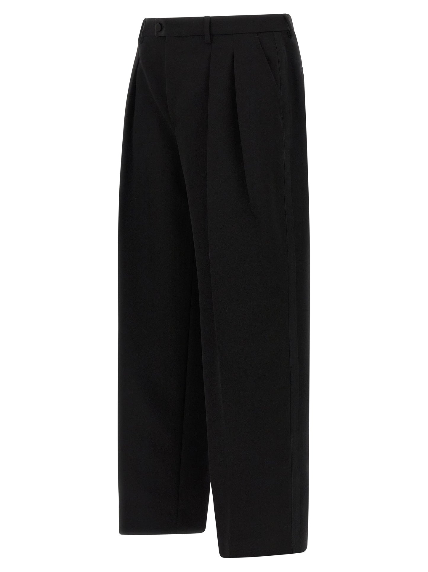 Dolce & Gabbana Men Satin Band Pants