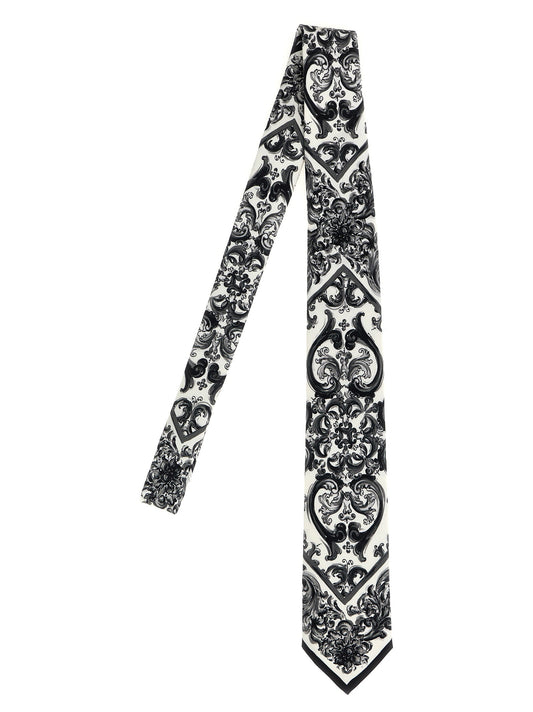 Dolce & Gabbana Men 'Maiolica' Print Tie