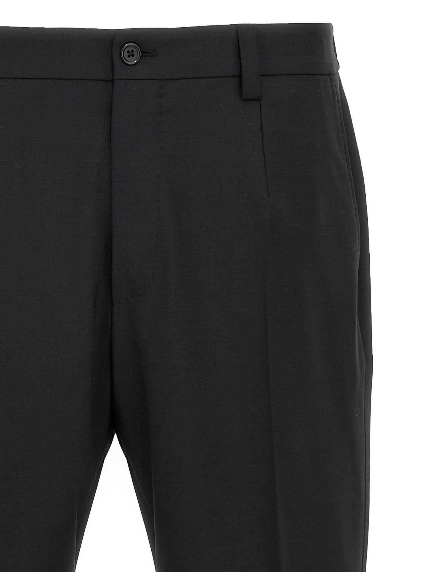 Dolce & Gabbana Men Logo Embroidery Pants