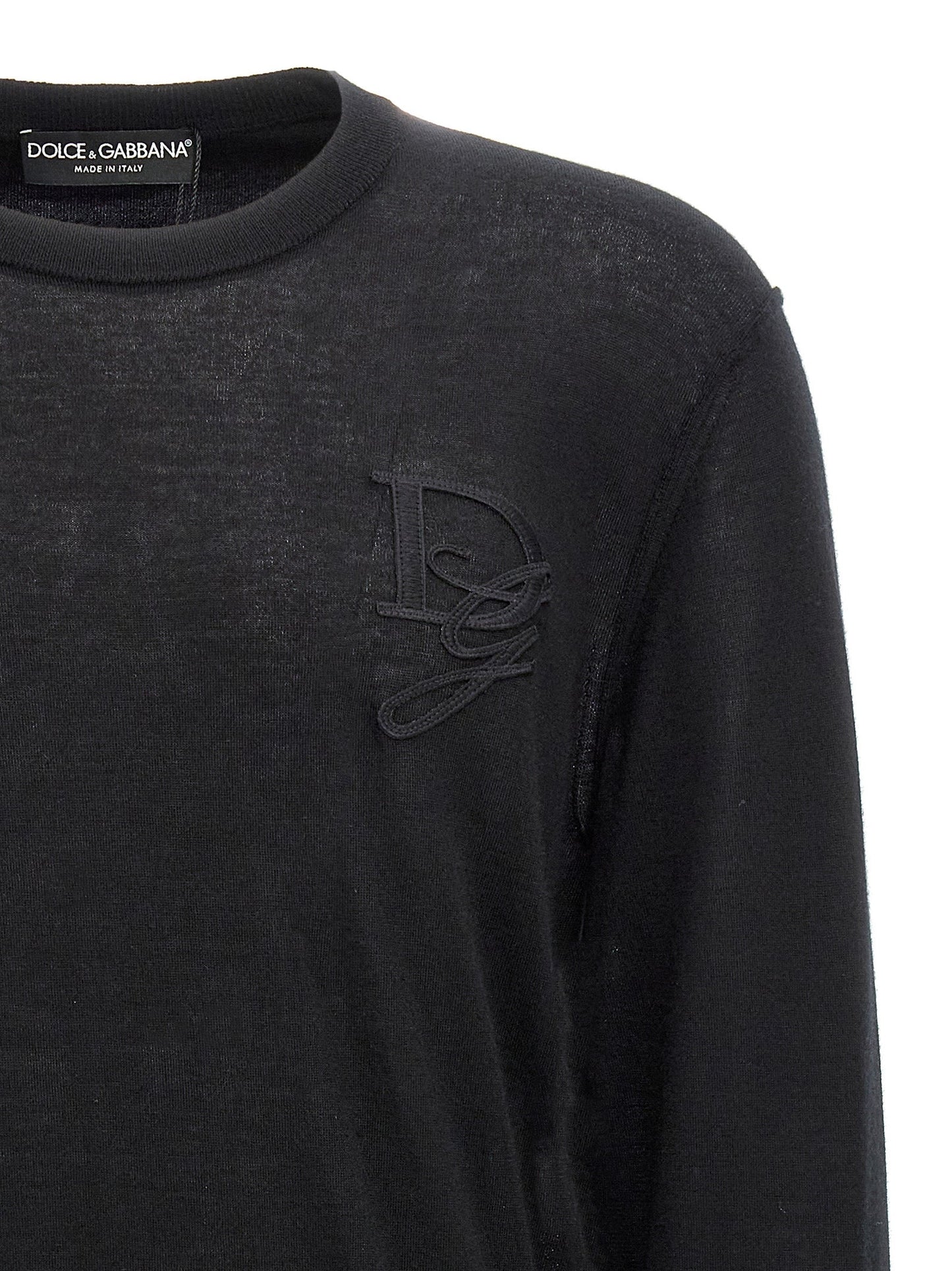 Dolce & Gabbana Men Logo Embroidery Sweater