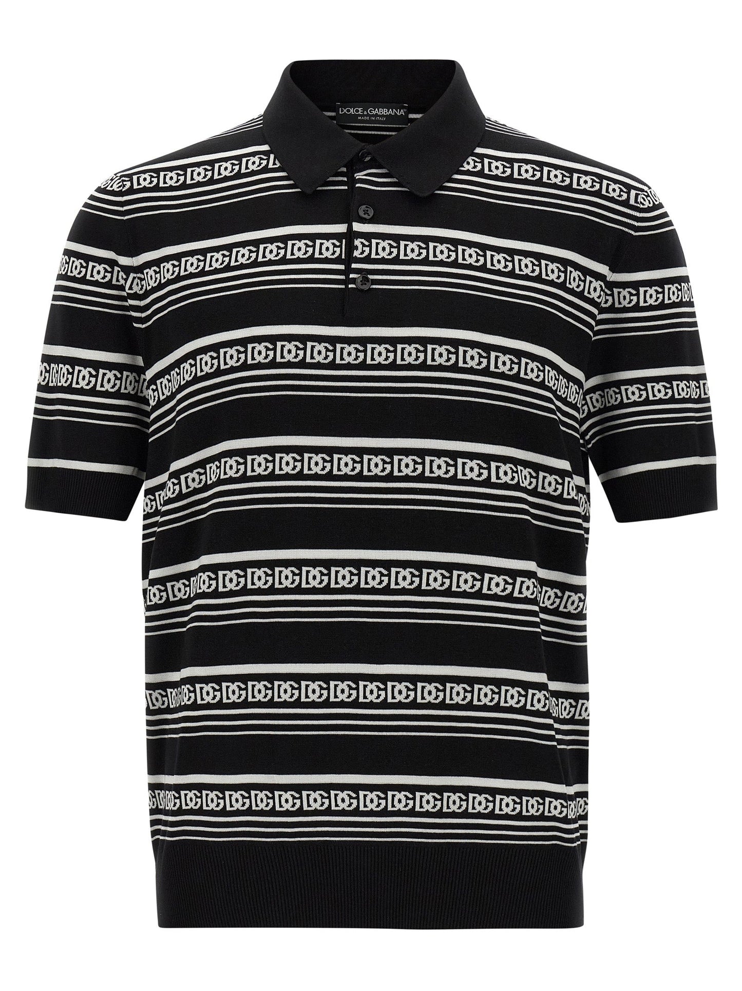 Dolce & Gabbana Men Knitted Polo Shirt