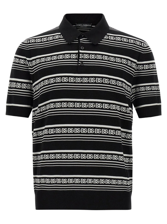 Dolce & Gabbana Men Knitted Polo Shirt