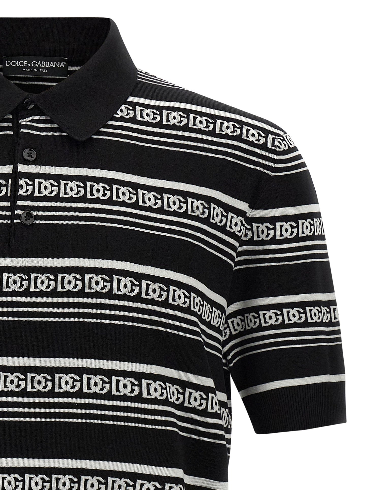 Dolce & Gabbana Men Knitted Polo Shirt