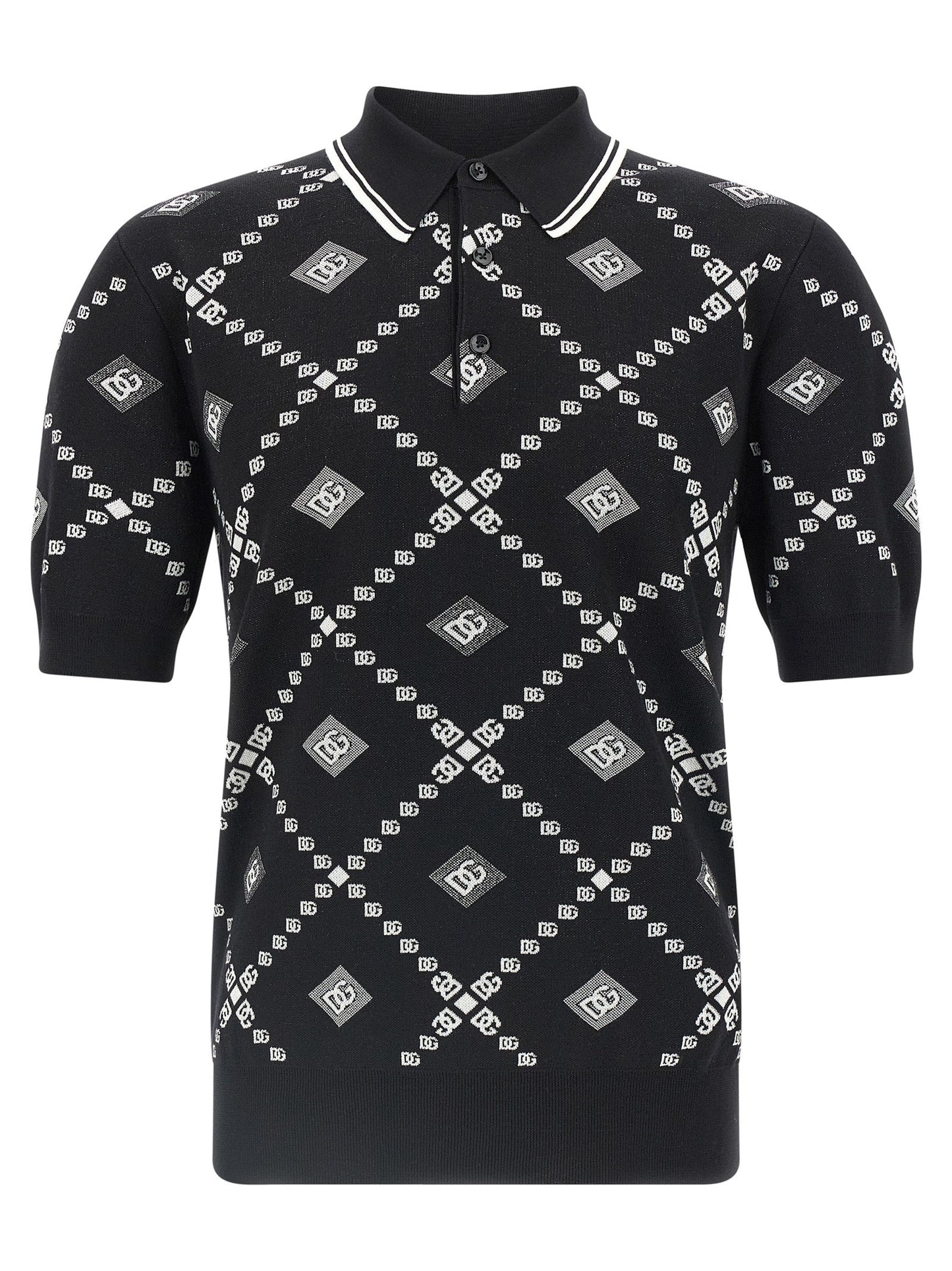 Dolce & Gabbana Men Knitted Polo Shirt