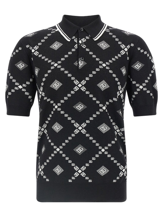 Dolce & Gabbana Men Knitted Polo Shirt