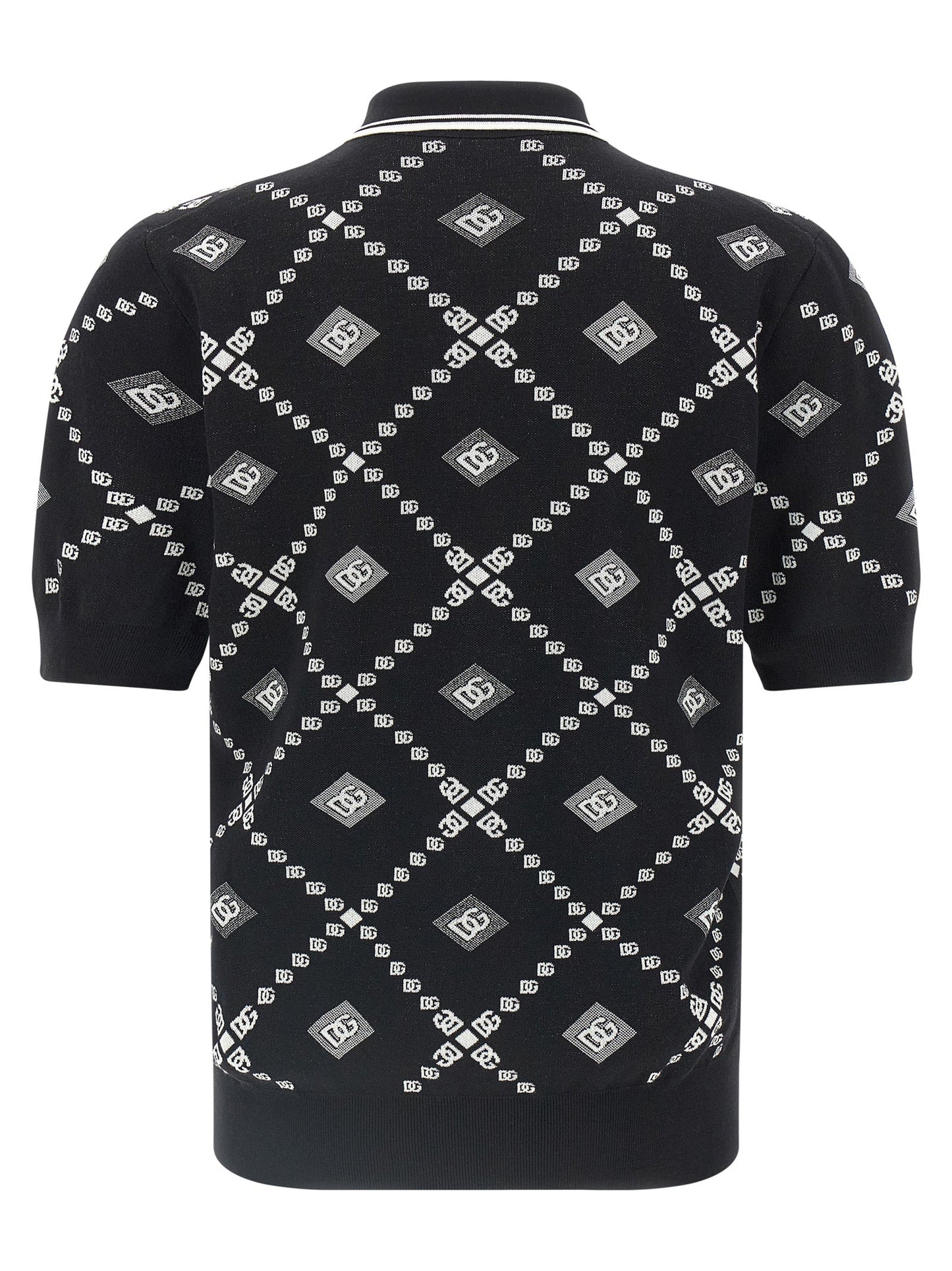 Dolce & Gabbana Men Knitted Polo Shirt