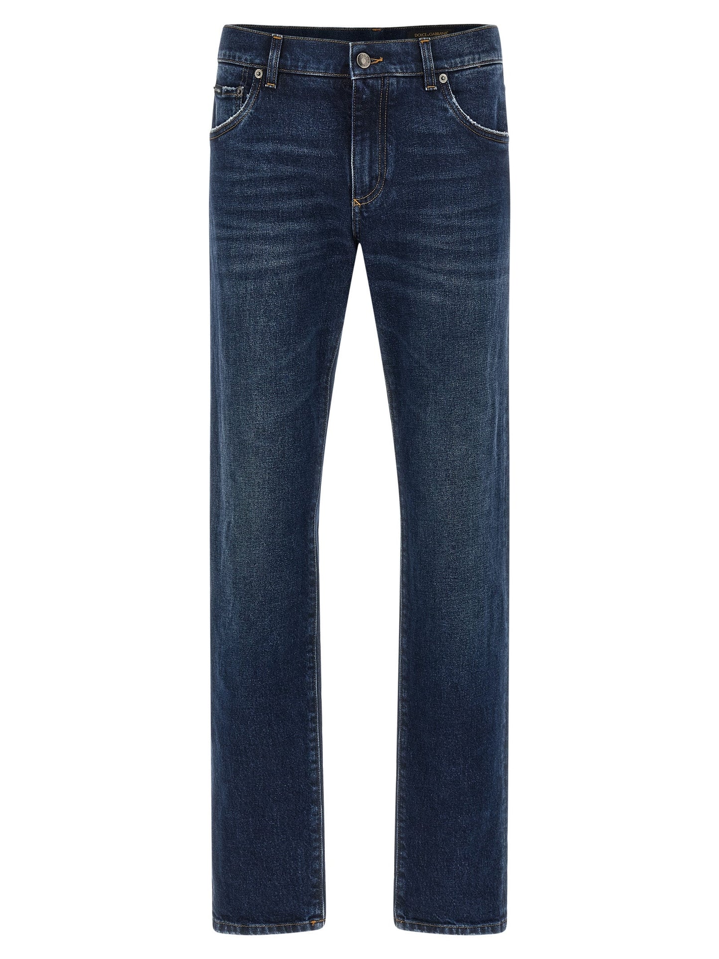 Dolce & Gabbana Men Logo Plaque Jeans