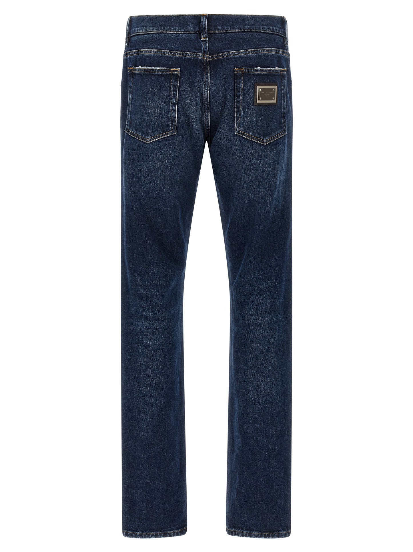 Dolce & Gabbana Men Logo Plaque Jeans