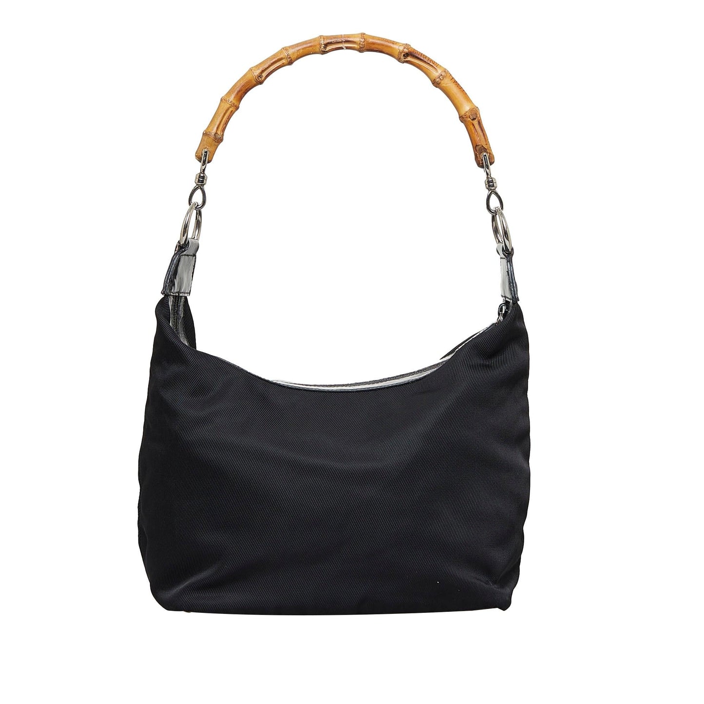 Gucci Bamboo Nylon Shoulder Bag (SHG-d4KAgE)