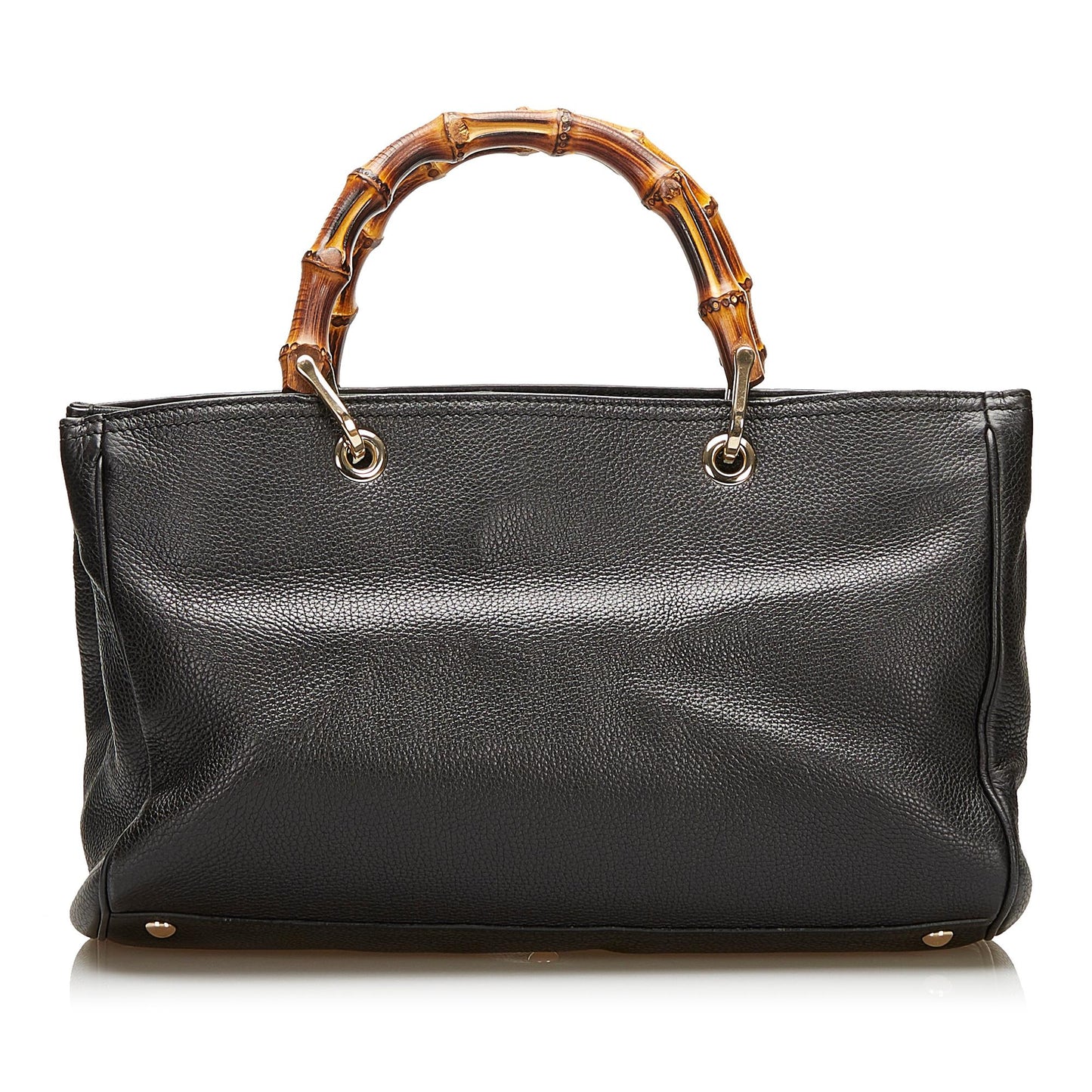 Gucci Bamboo Shopper Leather Satchel (SHG-dP6JxK)