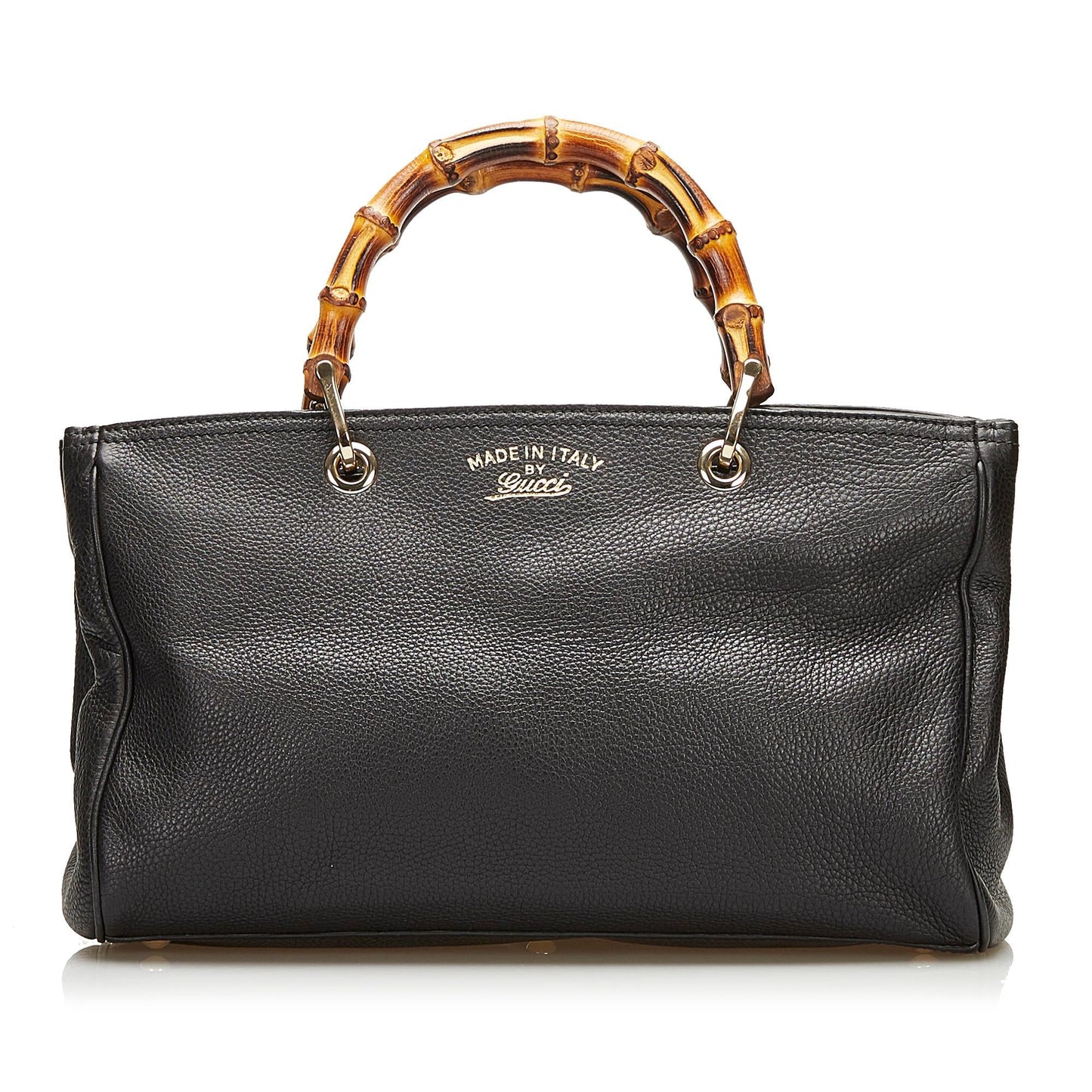 Gucci Bamboo Shopper Leather Satchel (SHG-dP6JxK)