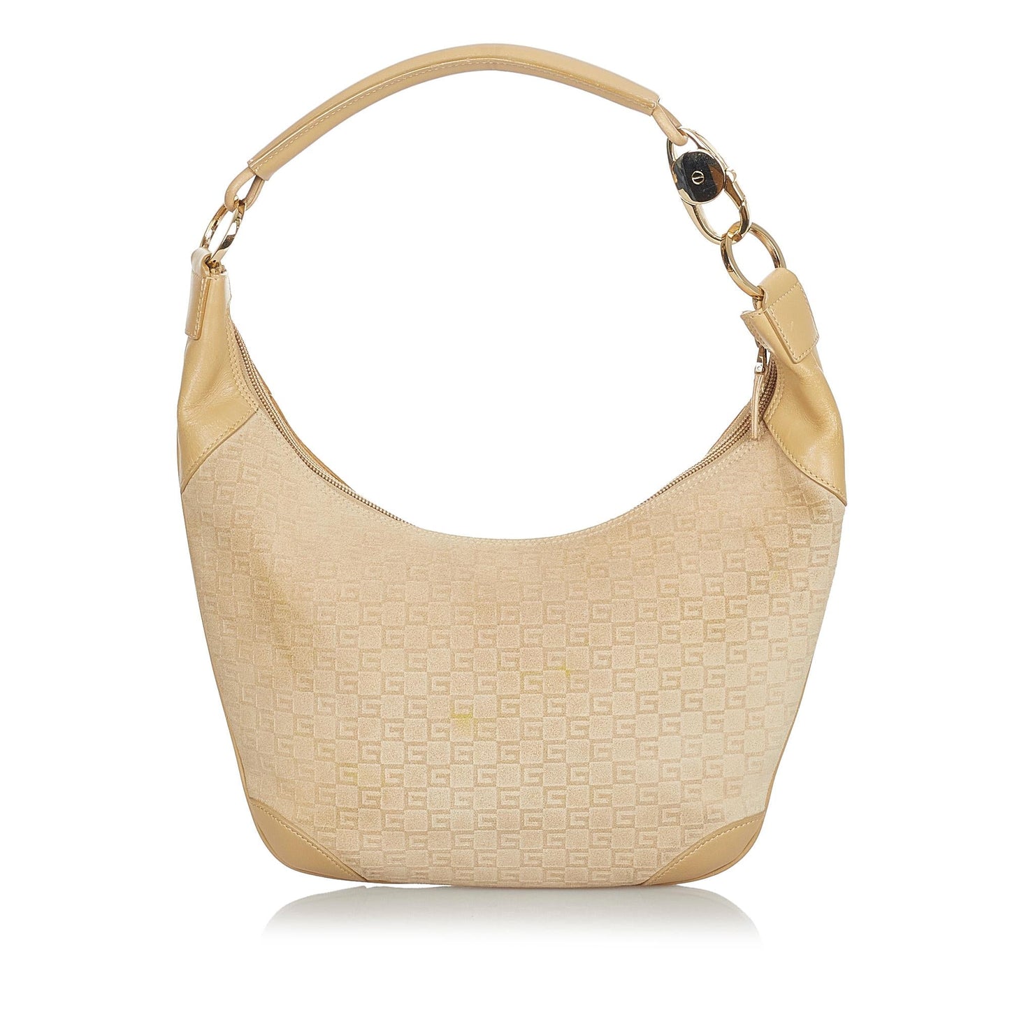 Gucci G Monogram Canvas Shoulder Bag (SHG-24198)