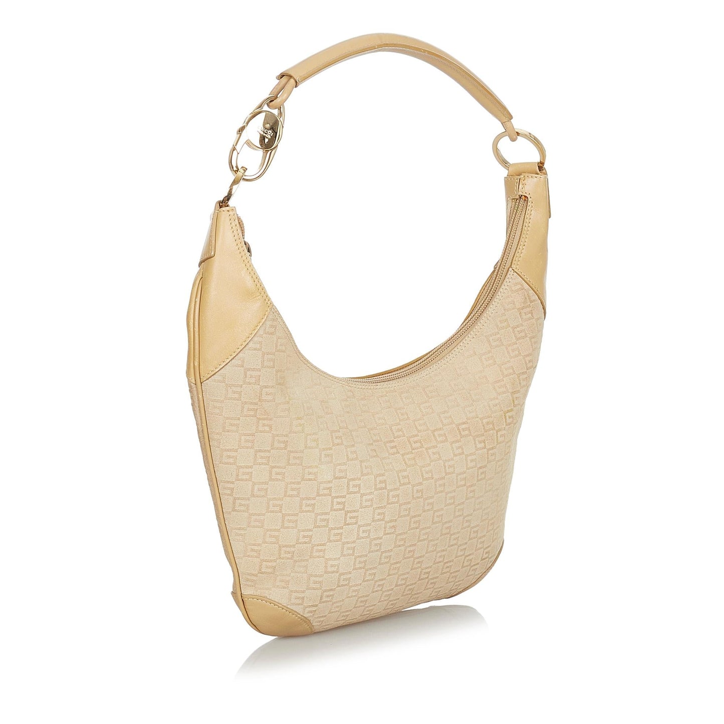 Gucci G Monogram Canvas Shoulder Bag (SHG-24198)