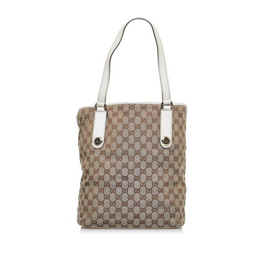 Gucci GG Canvas Charmy Tote Bag (SHG-LXzSG7)