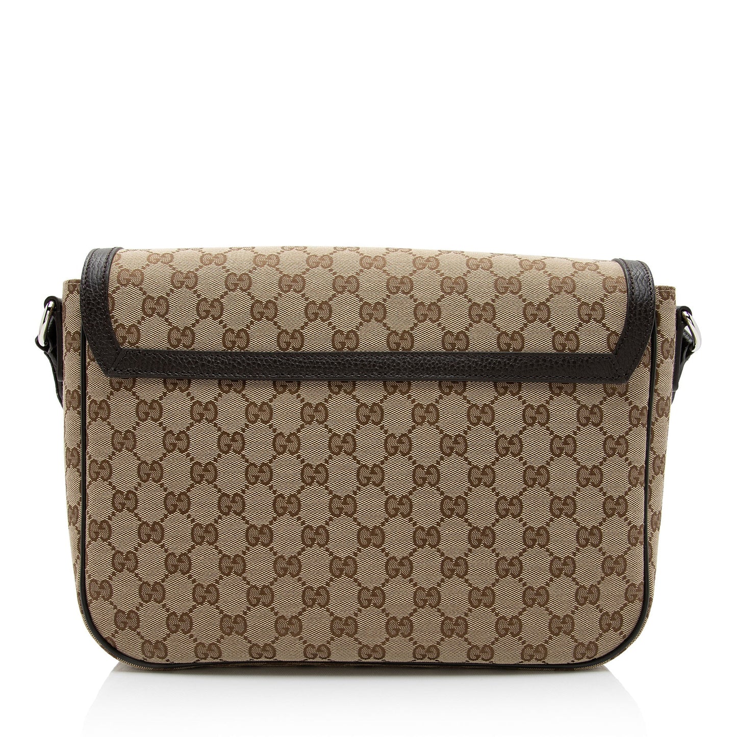 Gucci GG Canvas Flap Messenger Bag (SHF-Dgivt4)