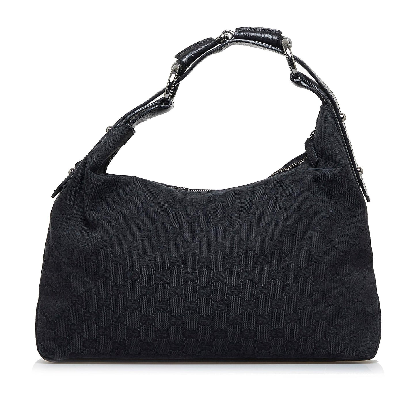 Gucci GG Canvas Horsebit Shoulder Bag (SHG-rc6XaO)