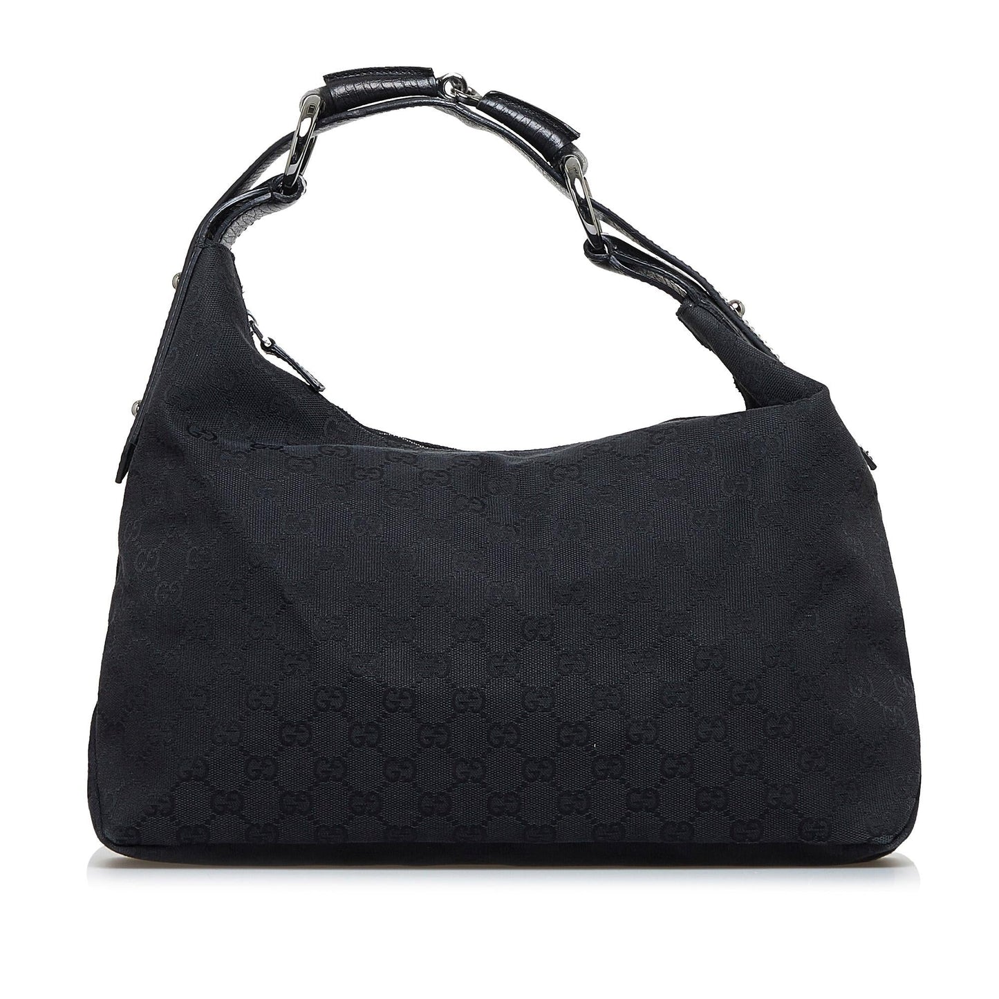 Gucci GG Canvas Horsebit Shoulder Bag (SHG-rc6XaO)