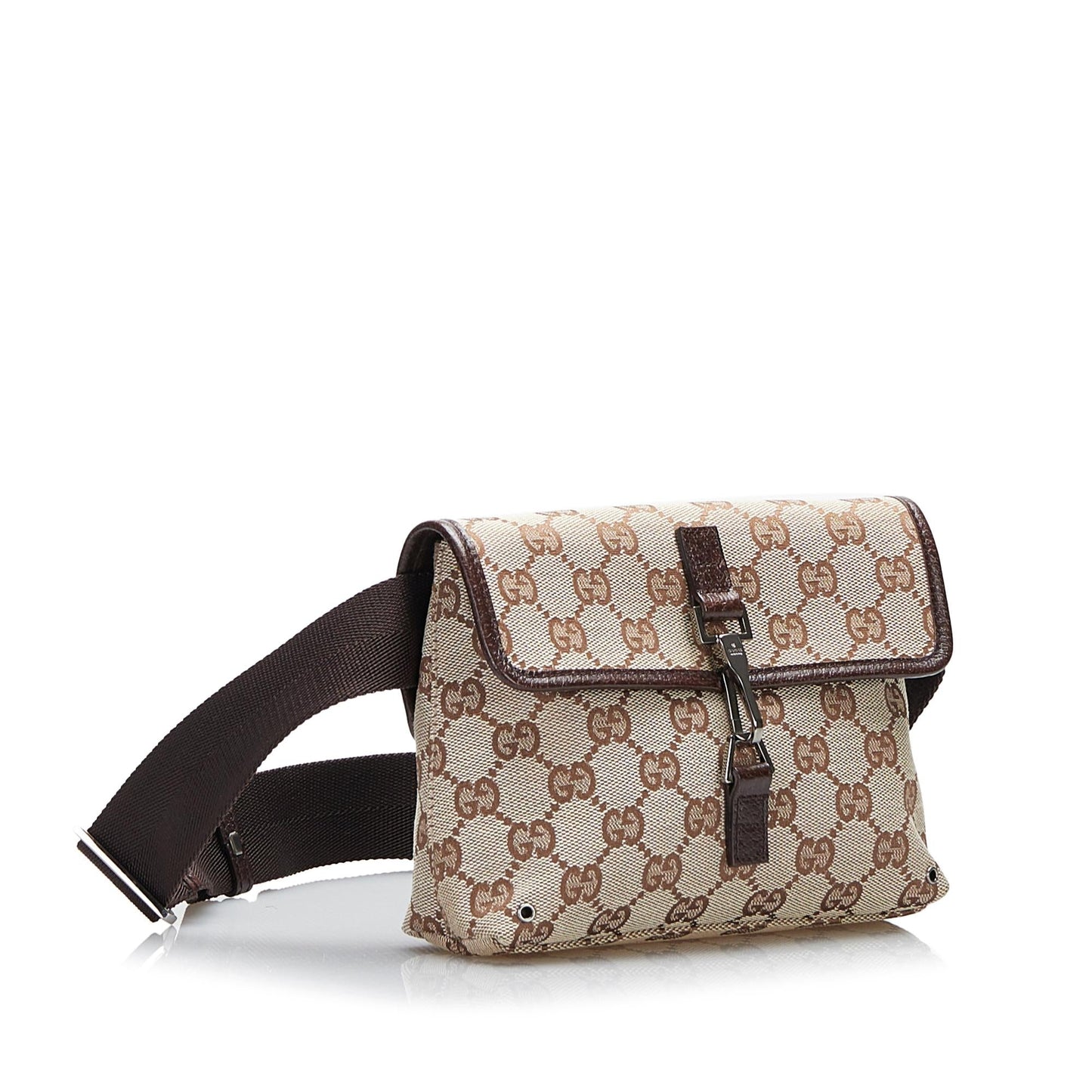 Gucci GG Canvas Jackie Belt Bag (SHG-2ZRcec)