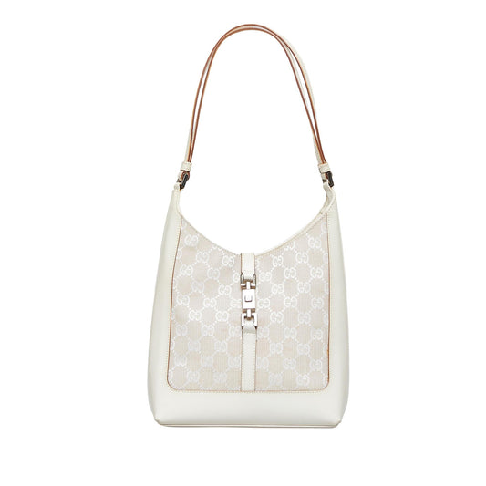 Gucci GG Canvas Jackie Shoulder Bag (SHG-fF6PUC)