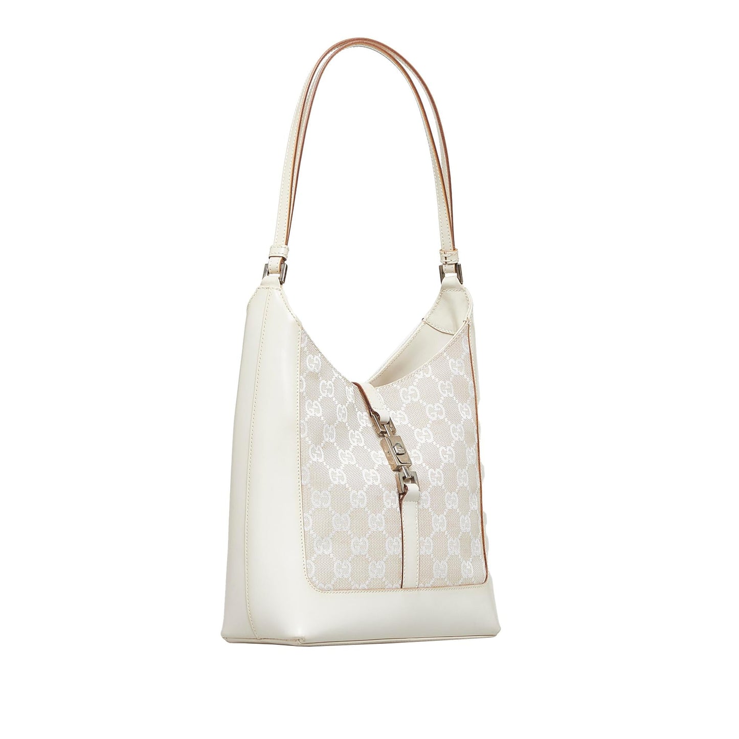 Gucci GG Canvas Jackie Shoulder Bag (SHG-fF6PUC)