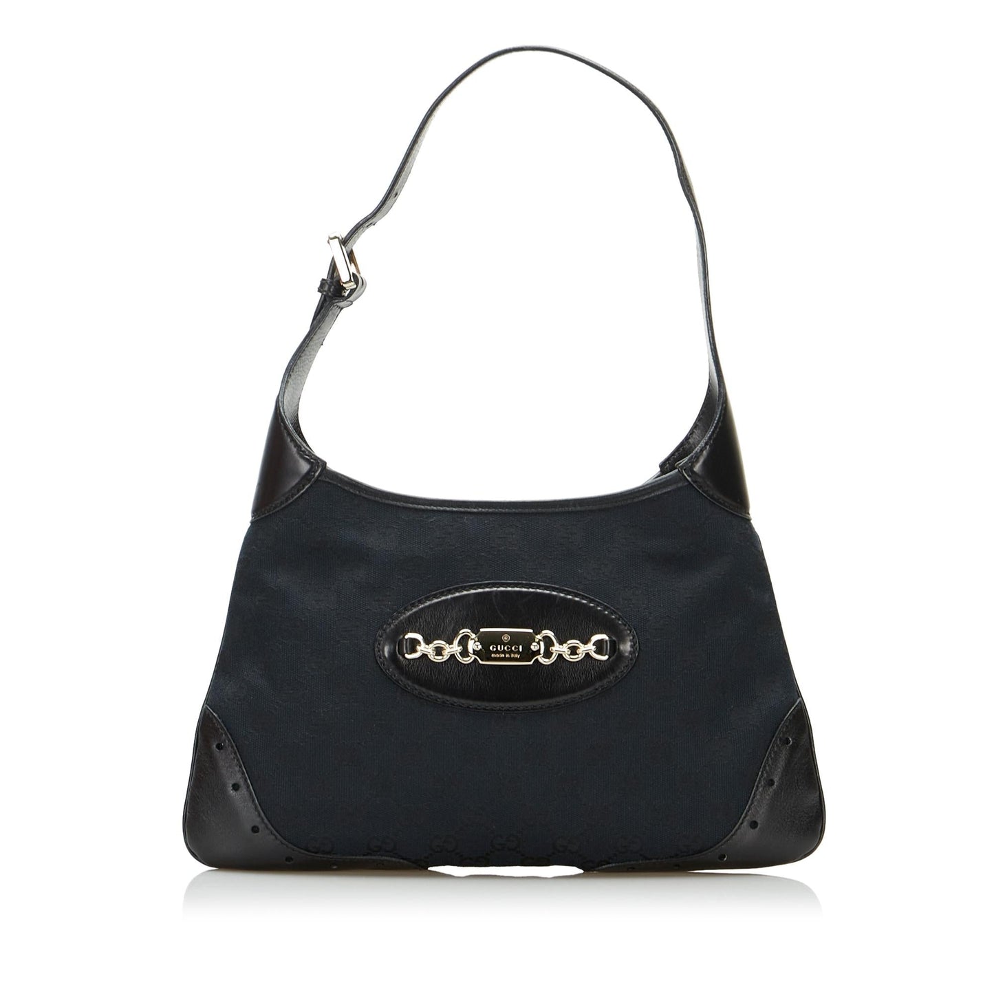 Gucci GG Canvas Punch Shoulder Bag (SHG-bcYNIO)