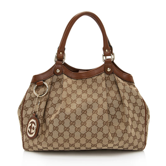 Gucci GG Canvas Sukey Medium Tote (SHF-dBsmlI)