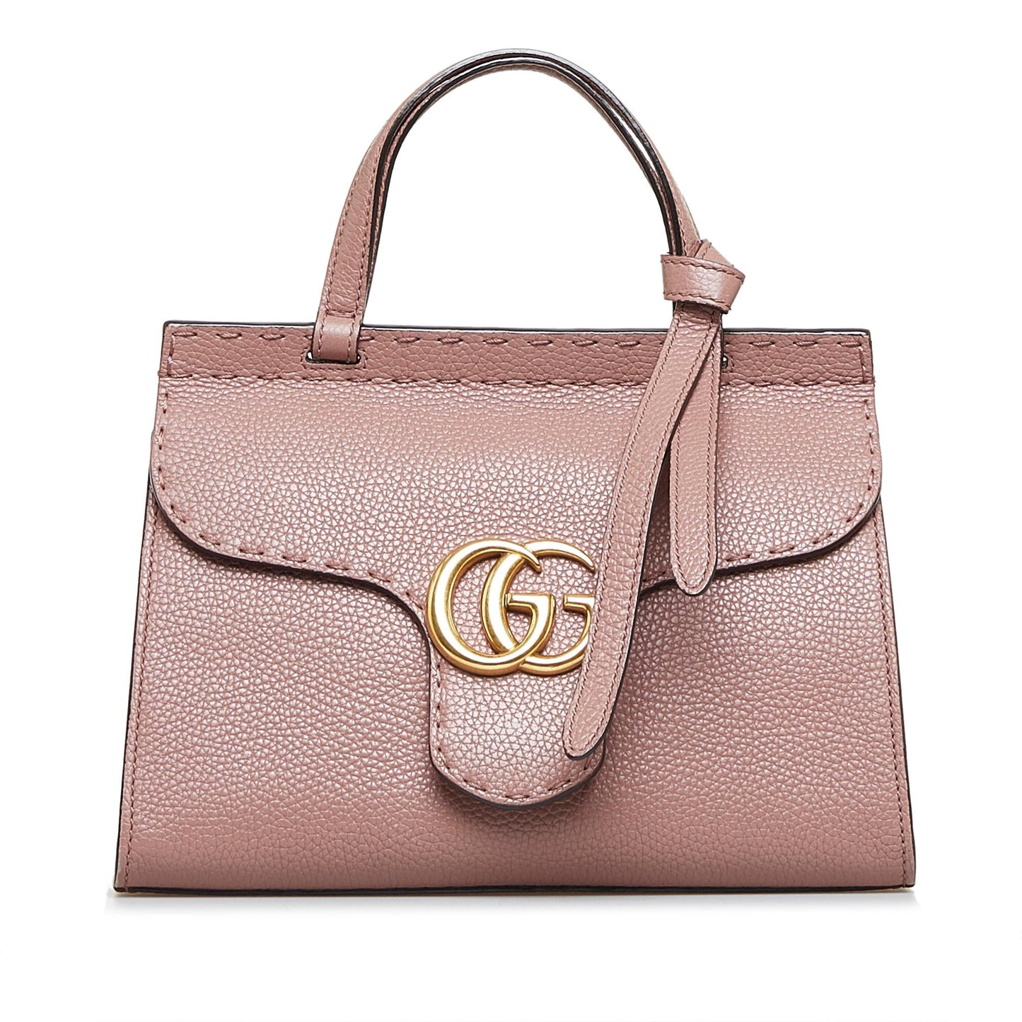 Gucci GG Marmont Top Handle Satchel (SHG-oUXOOS)