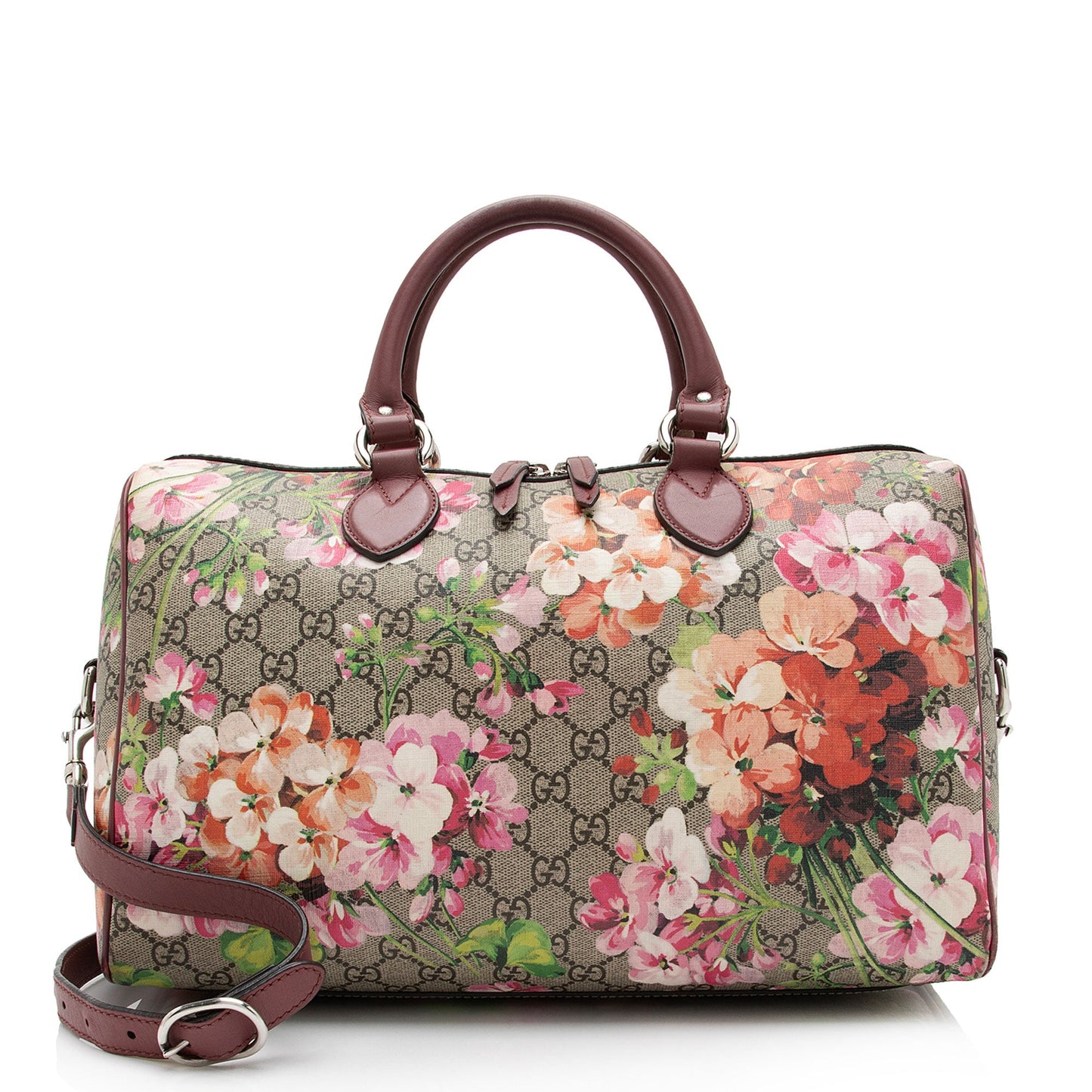 Gucci GG Supreme Blooms Boston Bag (SHF-Nm9g8A)