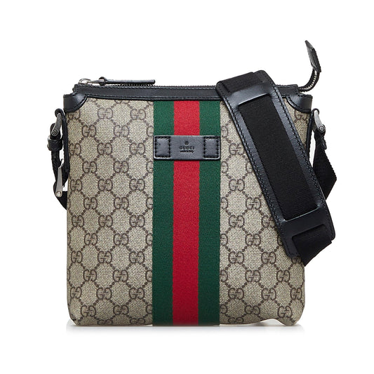Gucci GG Supreme Web Crossbody (SHG-0RcW81)