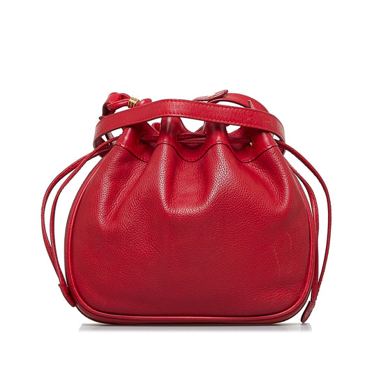 Gucci Leather Bucket Bag (SHG-BRy73y)