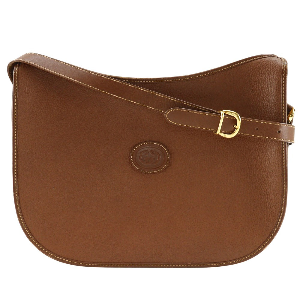 Gucci Interlocking G Shoulder Bag Brown