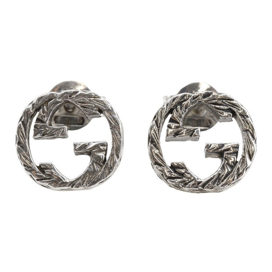 Gucci Interlocking G Metal Earrings Silver
