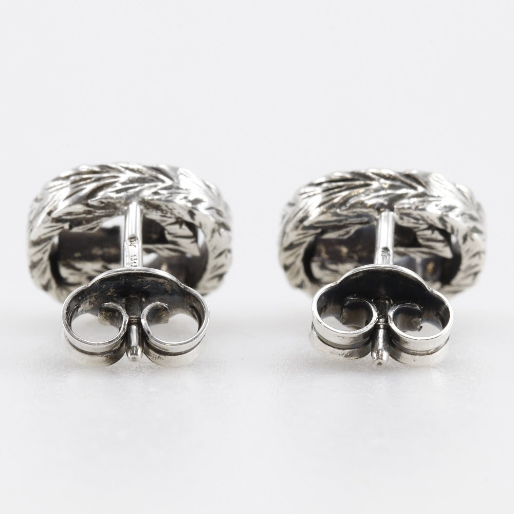 Gucci Interlocking G Metal Earrings Silver