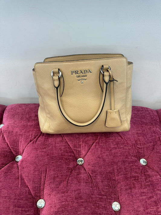 Prada Ladies Vitello Phenix Handbag