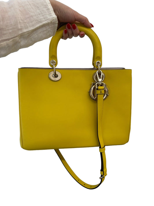DIOR - Yellow Diorissimo Shopper Tote