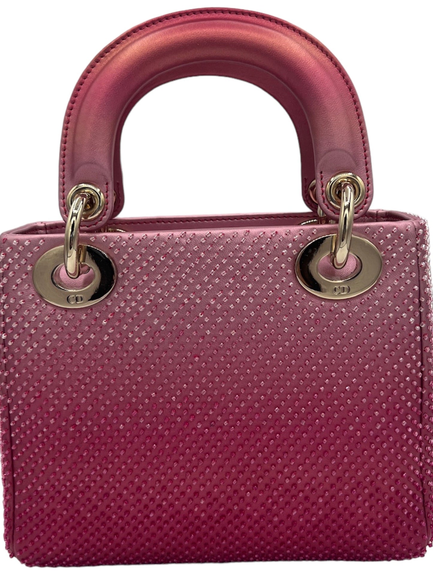 DIOR - Lady Dior Pink Lambskin Handbag