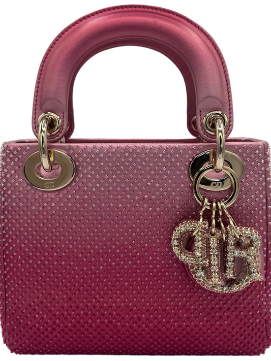 DIOR - Lady Dior Pink Lambskin Handbag
