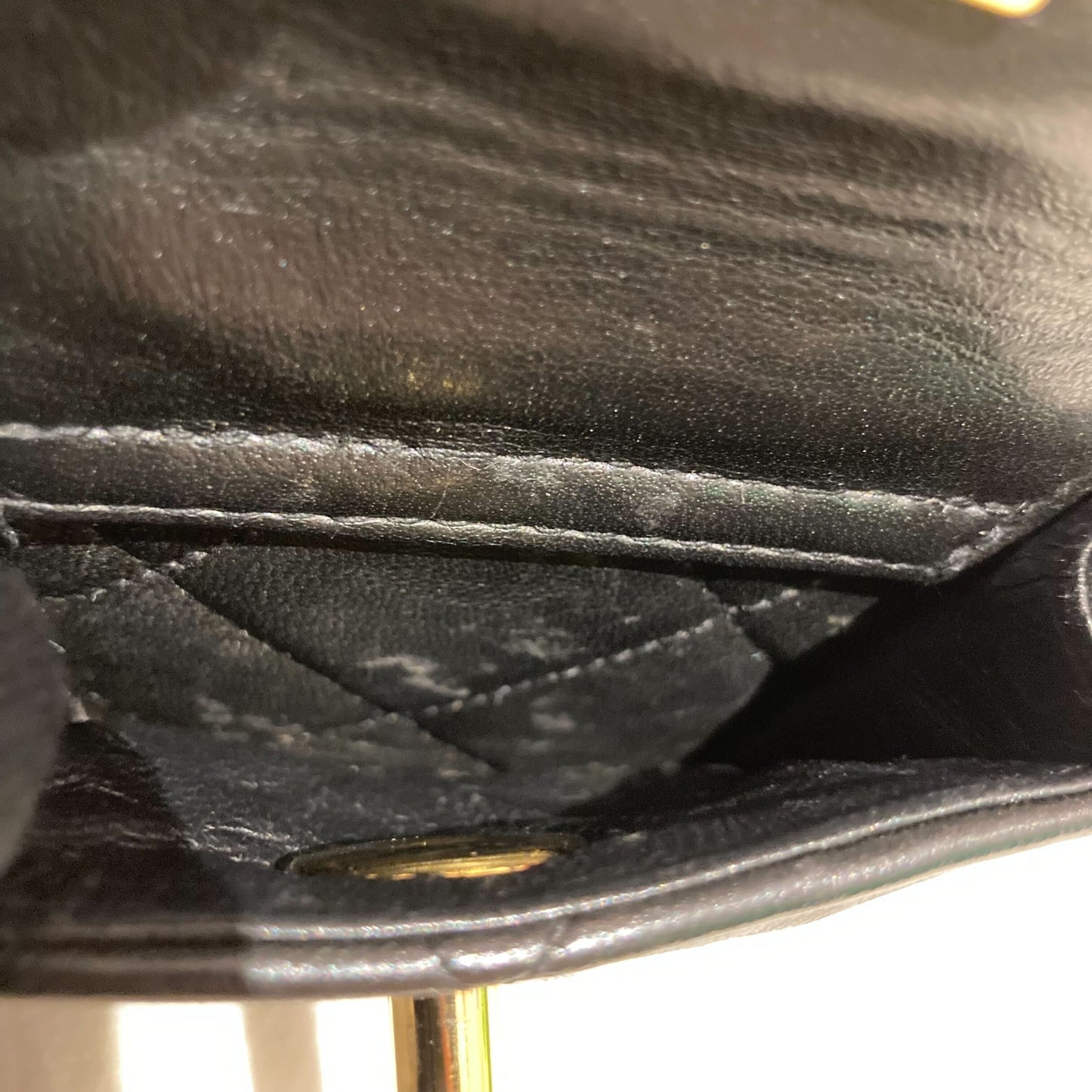 CHANEL * 1991-1994 DUMA Backpack Small Black Lambskin