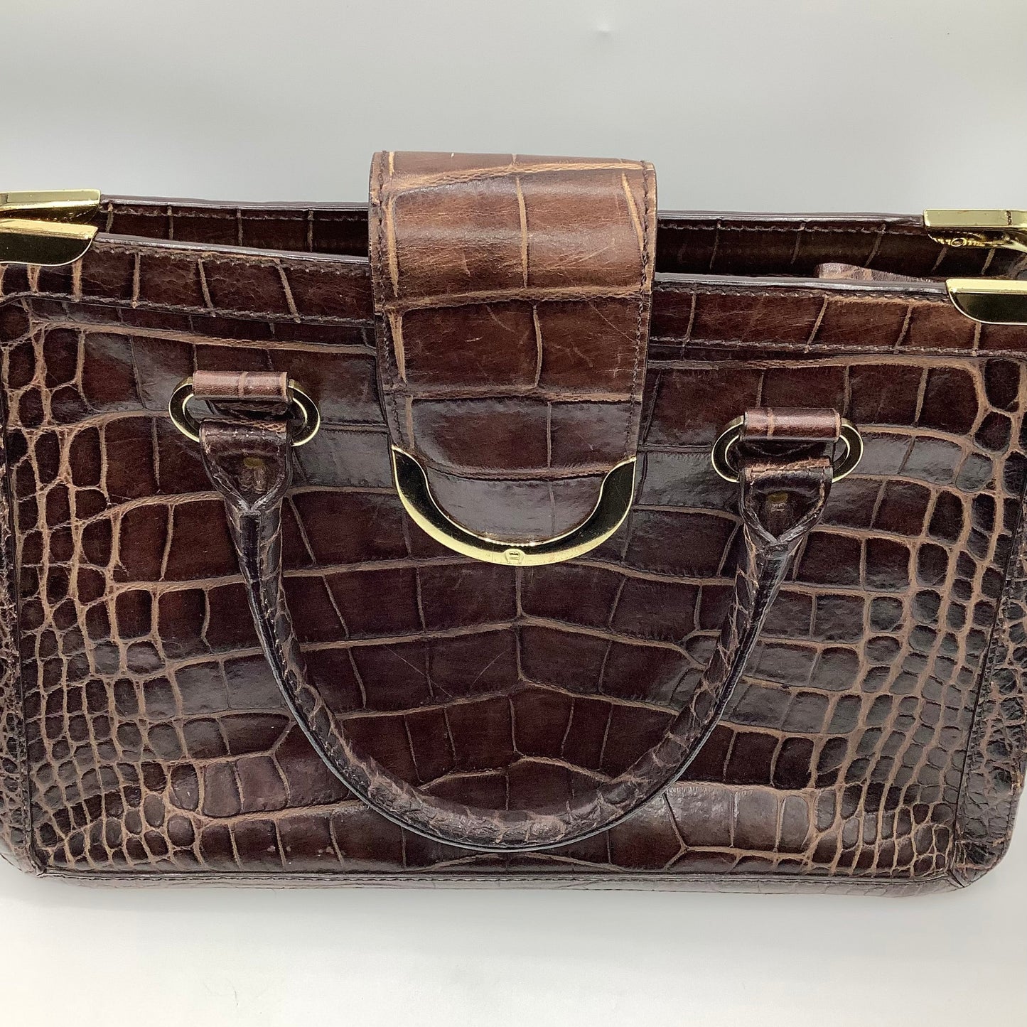 Aigner Flap Frame Handbag