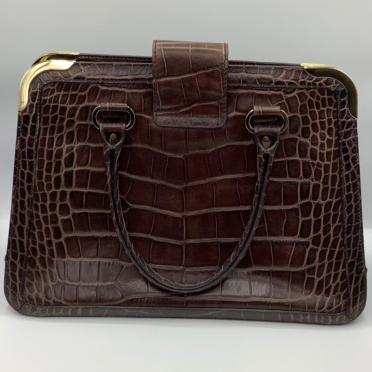 Aigner Flap Frame Handbag