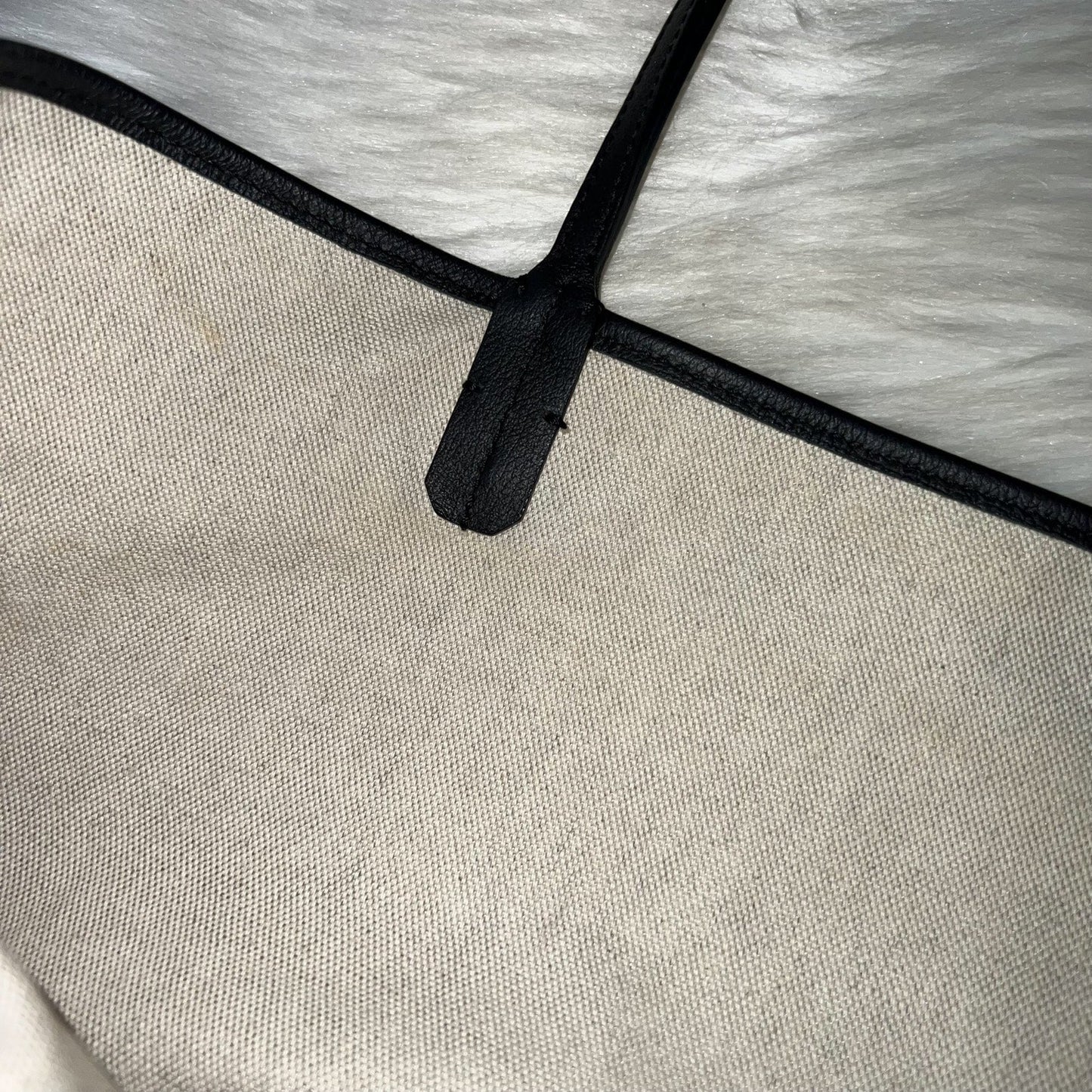 Goyard Saint Louis PM Tote in Black Signature Goyardine Canvas