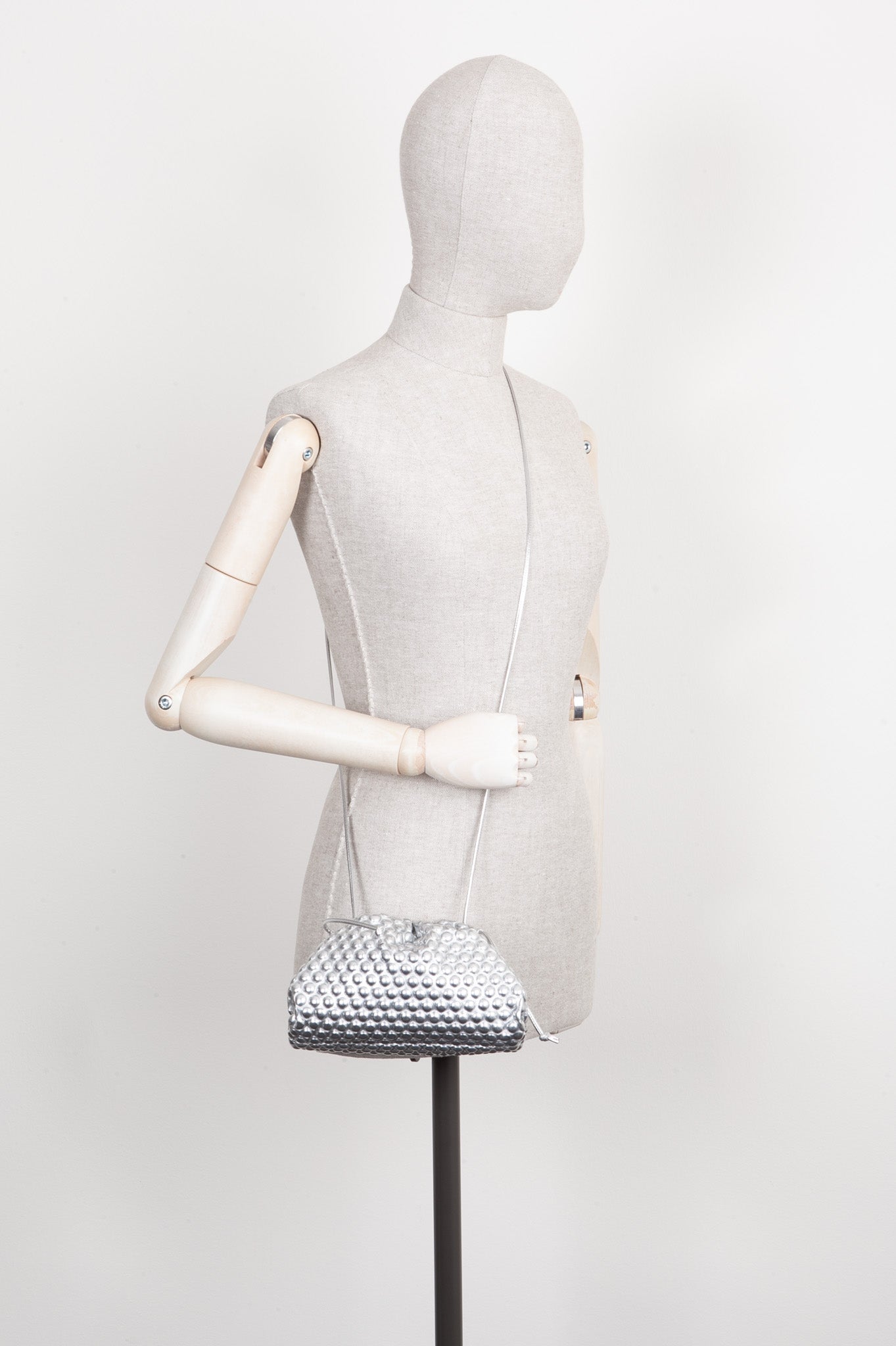 BOTTEGA VENETA The Mini Pouch Silver