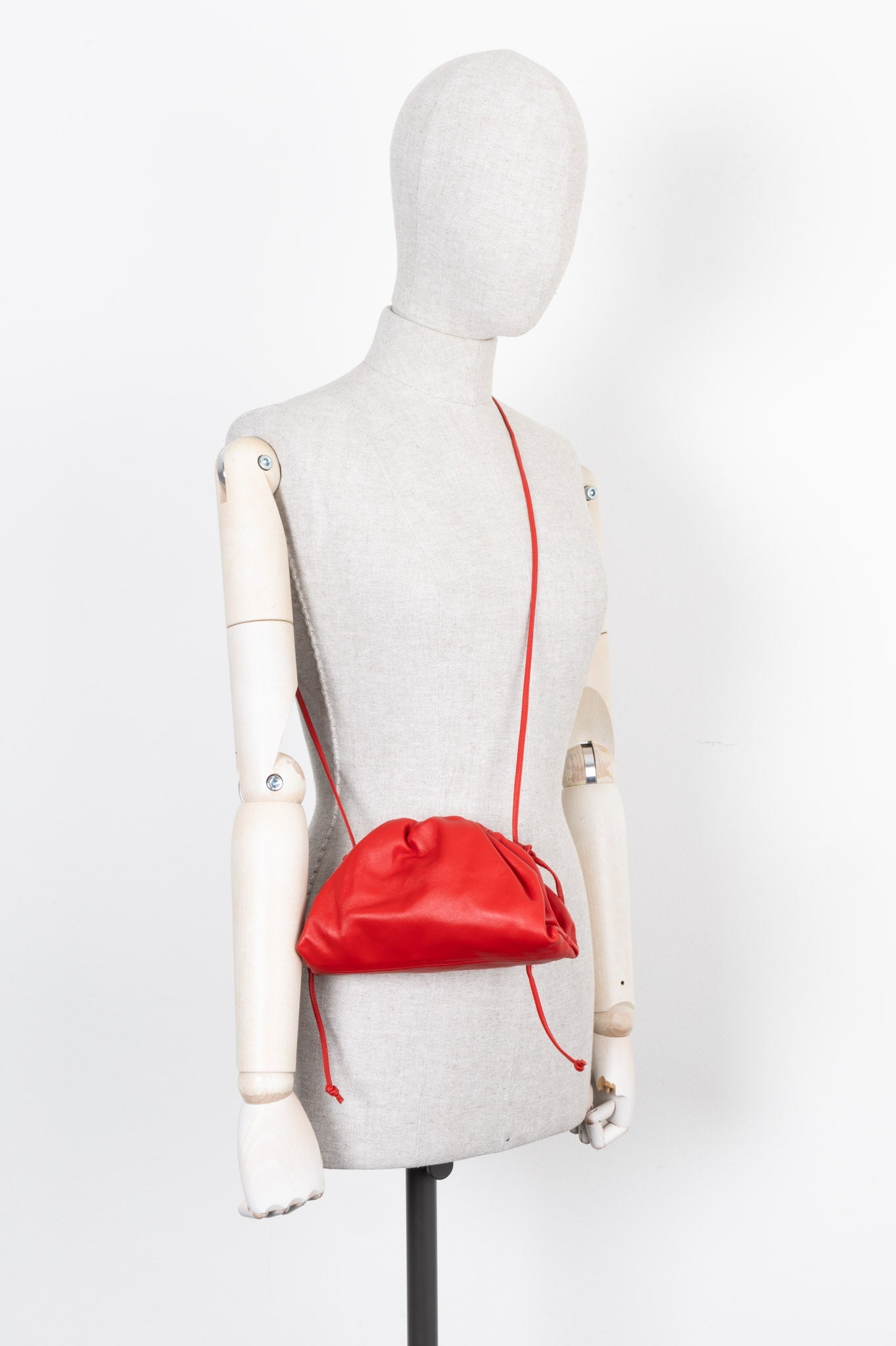 BOTTEGA VENETA Mini Pouch Bag Red