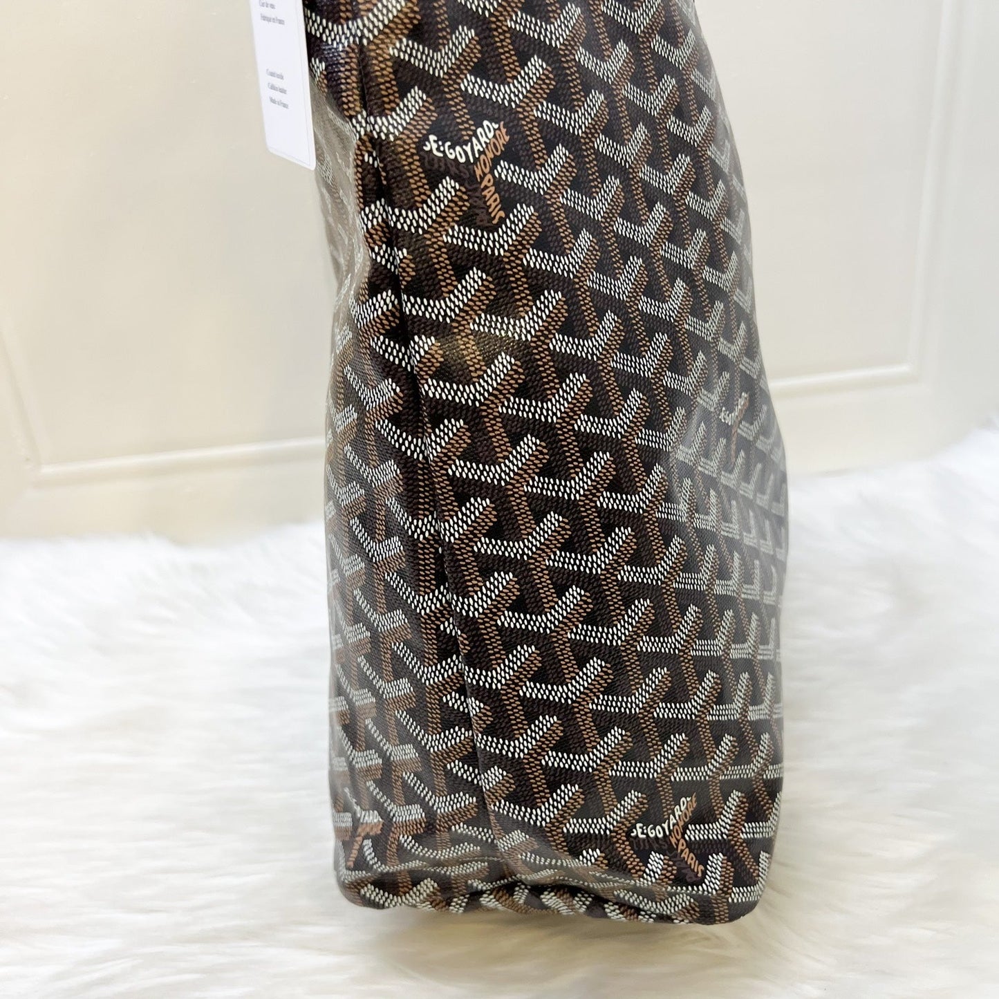 Goyard Boheme PM Hobo Bag in Black Signature Goyardine Canvas