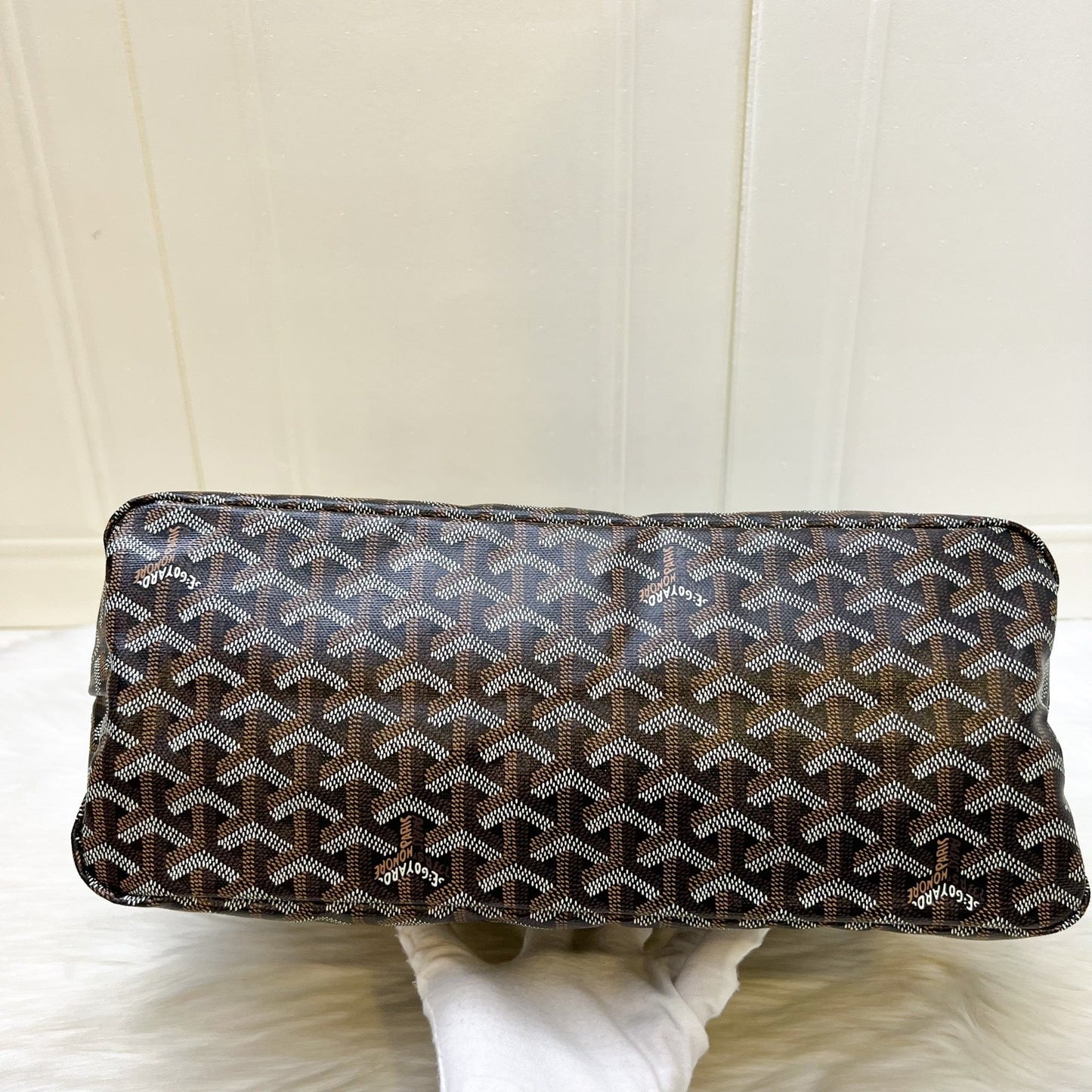 Goyard Boheme PM Hobo Bag in Black Signature Goyardine Canvas